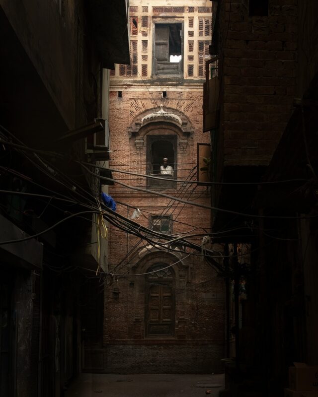 Man in the window